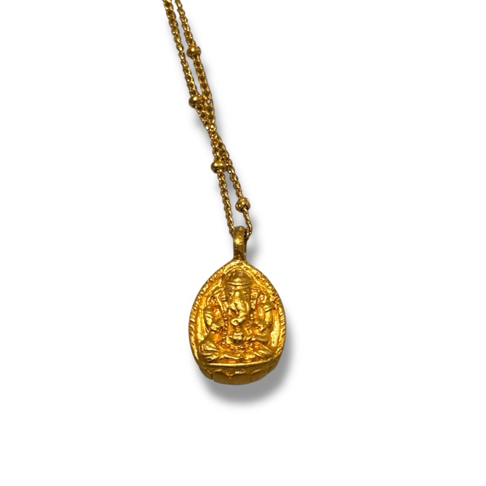 Satya Gold Ganesha Pendant Necklace